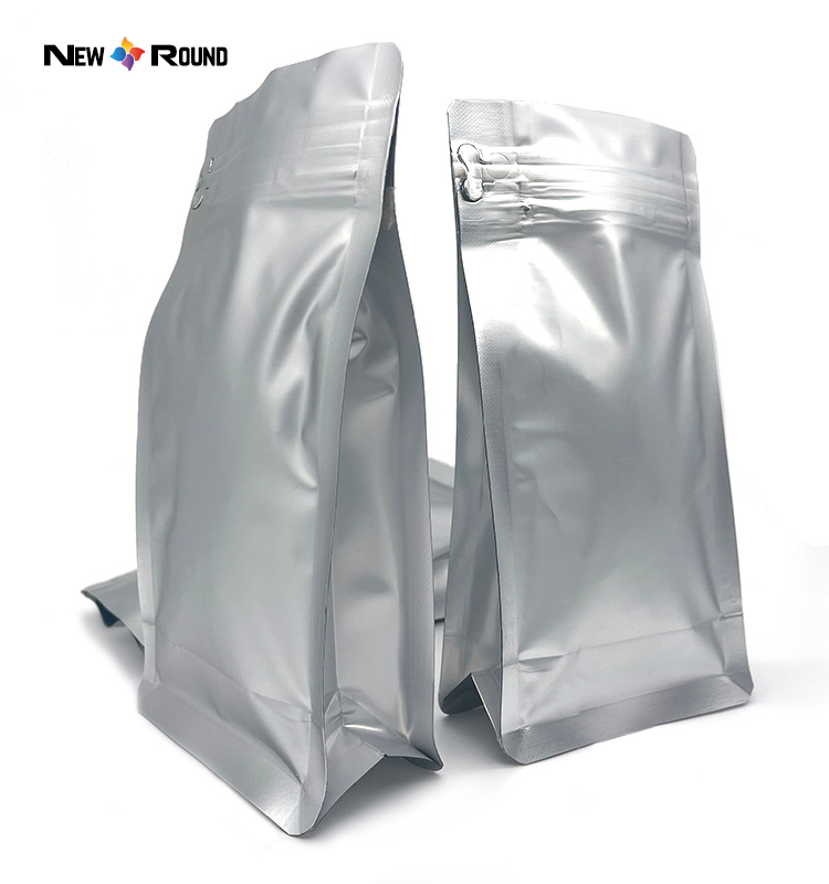 50 جرام 500 جرام 1 كيلوجرام مسطحة القاع مخصصة مطبوعة أكياس الشاي القهوة الفارغة أكياس التعبئة والتغليف حبوب البن