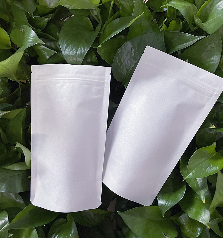 حقيبة تغليف المواد الغذائية القابلة للتحلل الحيوي Bolsas Papel Kraft Package الوقوف الحقيبة البريدي قفل أكياس ورق الكرافت