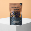 kraft المطبوعة مخصصة قفف أكياس مع نافذة واضحة 