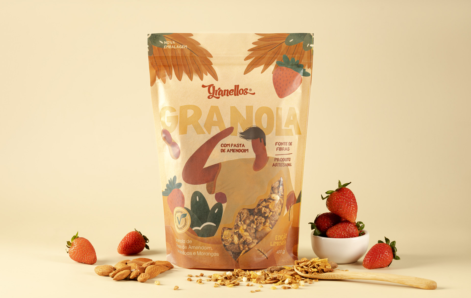 حقيبة الوقوف المطبوعة المخصصة 35 35 جرام شعوري