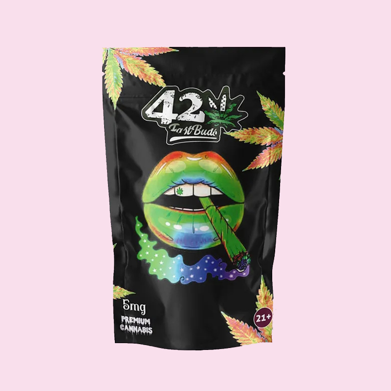 عبوة مايلار الصديقة للبيئة ل CBD Gummies
