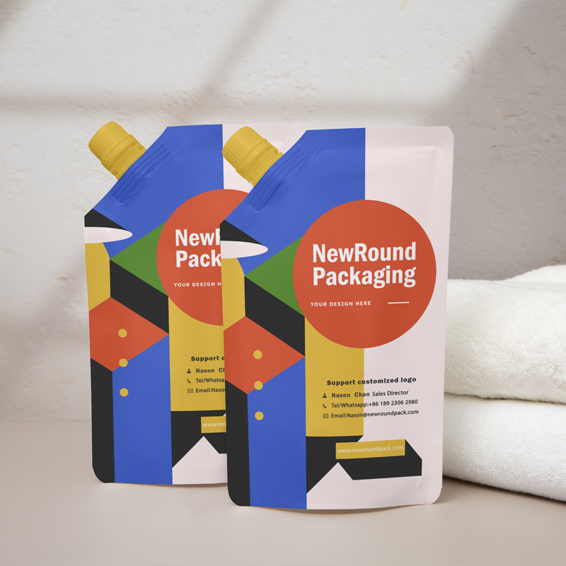 几何黄色斜嘴袋 4