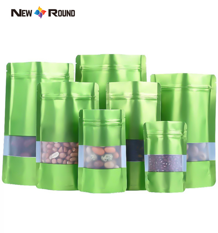 الوقوف الحقيبة التعبئة والتغليف أكياس الشاي وتغليف المواد الغذائية البلاستيكية مع Ziplock