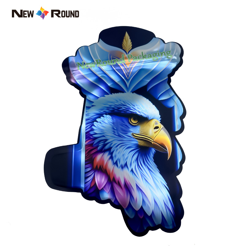 شكل مخصص مايلر حقيبة الصين الوقوف الحقيبة البريدي كيس التغليف