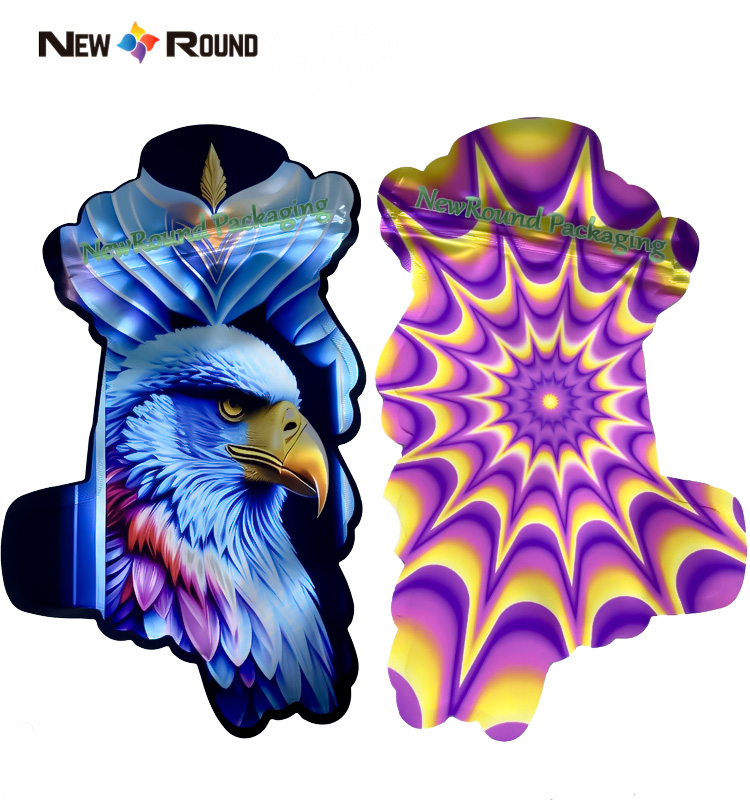 شكل مخصص مايلر حقيبة الصين الوقوف الحقيبة البريدي كيس التغليف