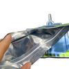 التعبئة والتغليف على شكل Diecut غير النظامية Ziplock 3.5 شعار مقاوم للرائحة طباعة تصميم مخصص يموت قطع أكياس مايلر